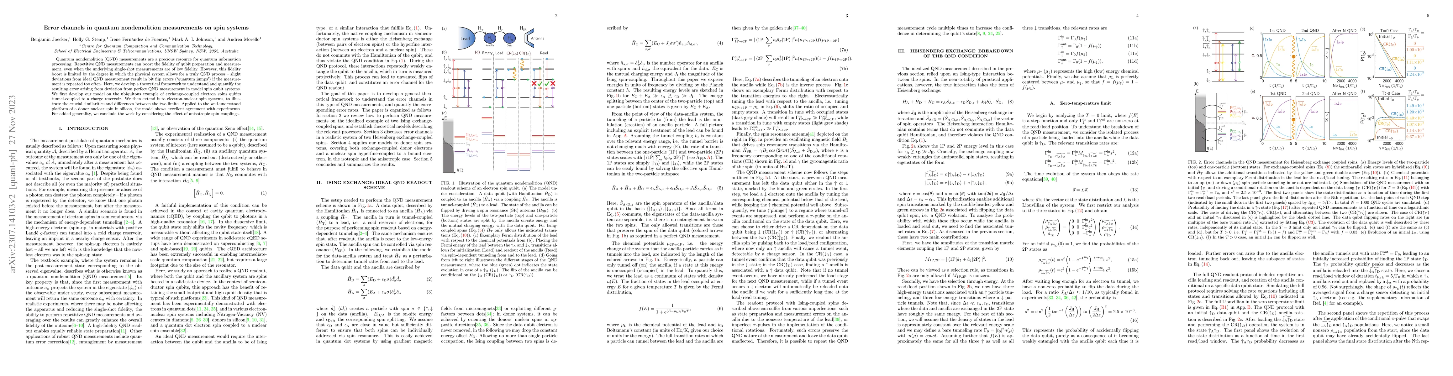 Thumbnail for Error channels in quantum nondemolition measurements on spin systems