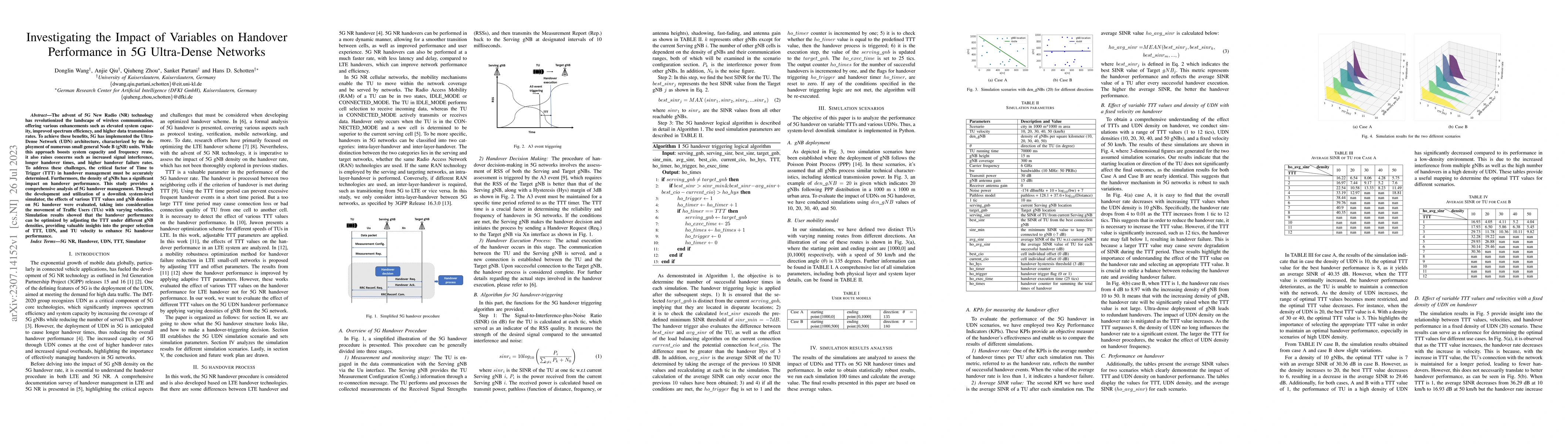 Thumbnail for Investigating the Impact of Variables on Handover Performance in 5G
  Ultra-Dense Networks