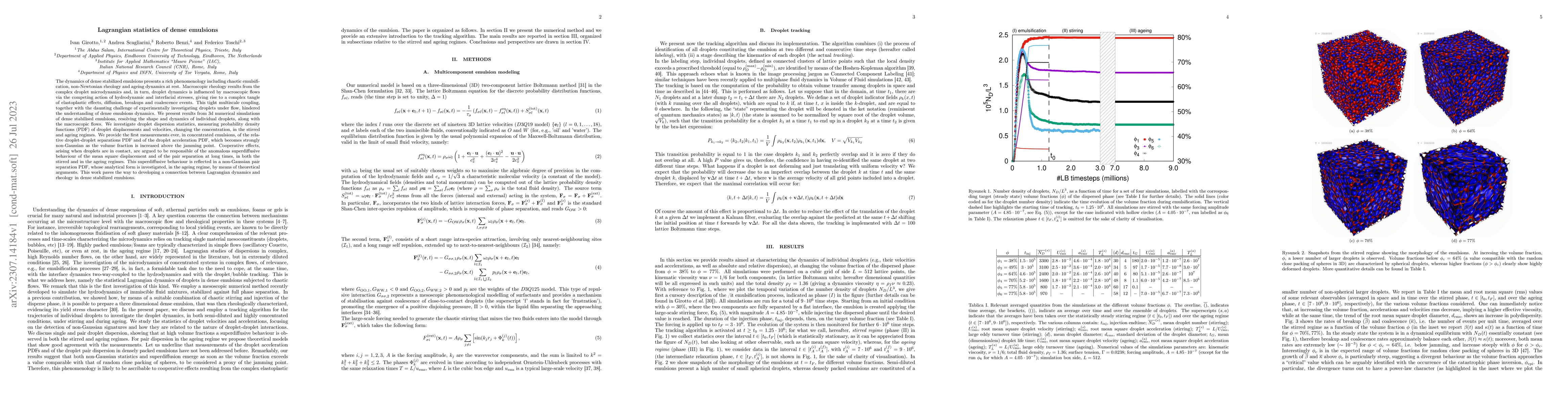 Thumbnail for Lagrangian statistics of dense emulsions