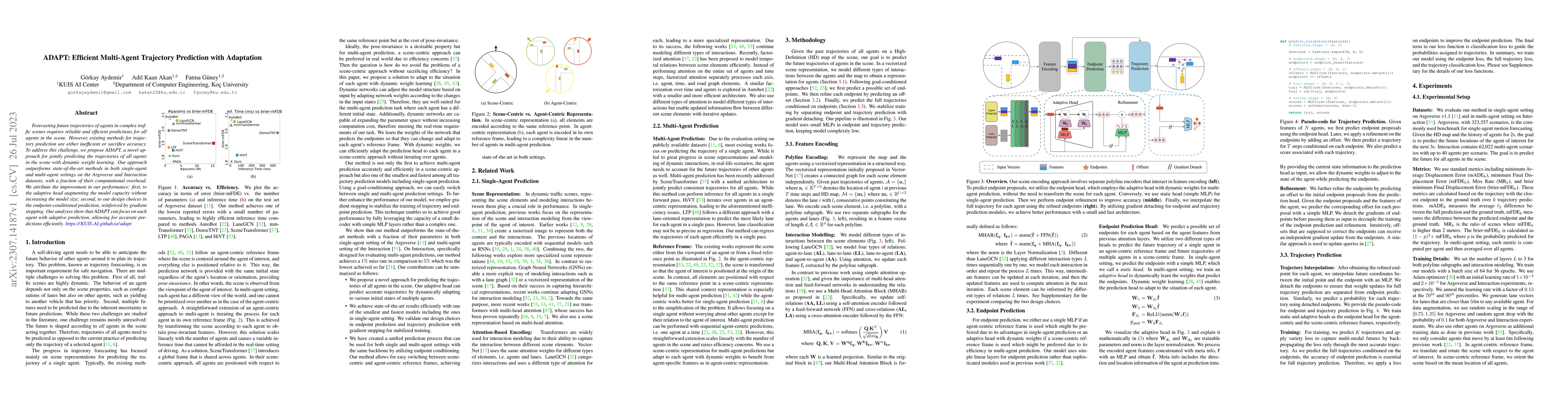 Thumbnail for ADAPT: Efficient Multi-Agent Trajectory Prediction with Adaptation