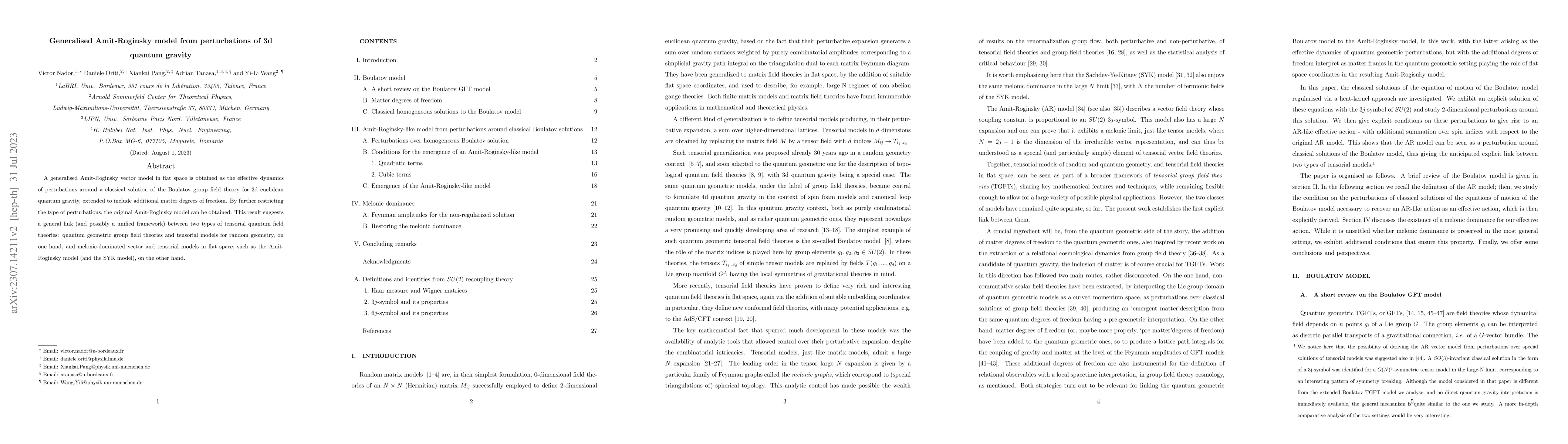 Thumbnail for Generalised Amit-Roginsky model from perturbations of 3d quantum gravity