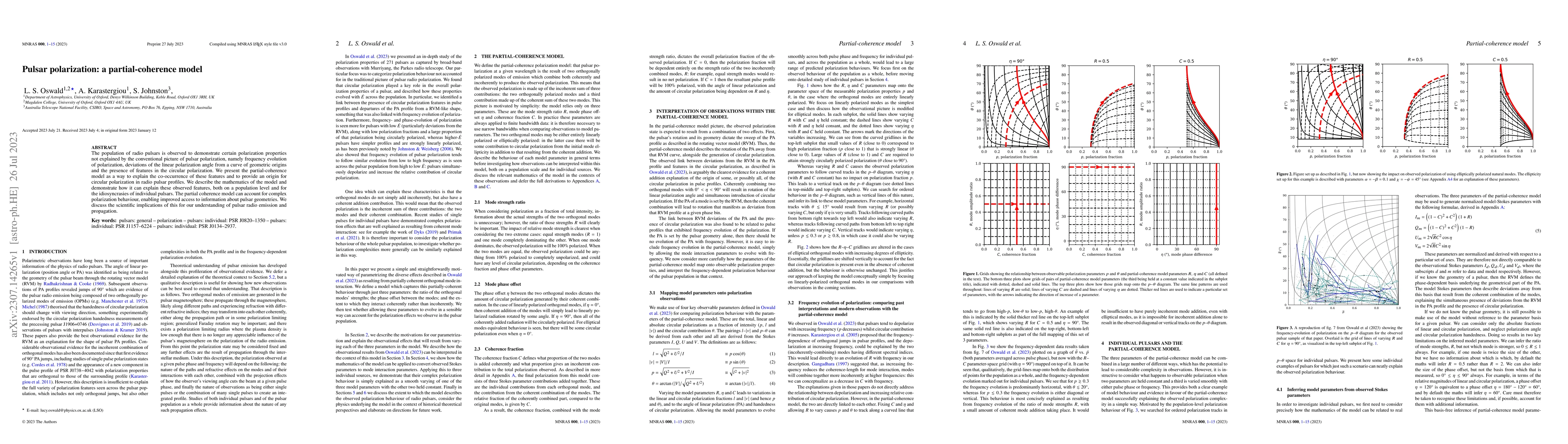 Thumbnail for Pulsar polarization: a partial-coherence model