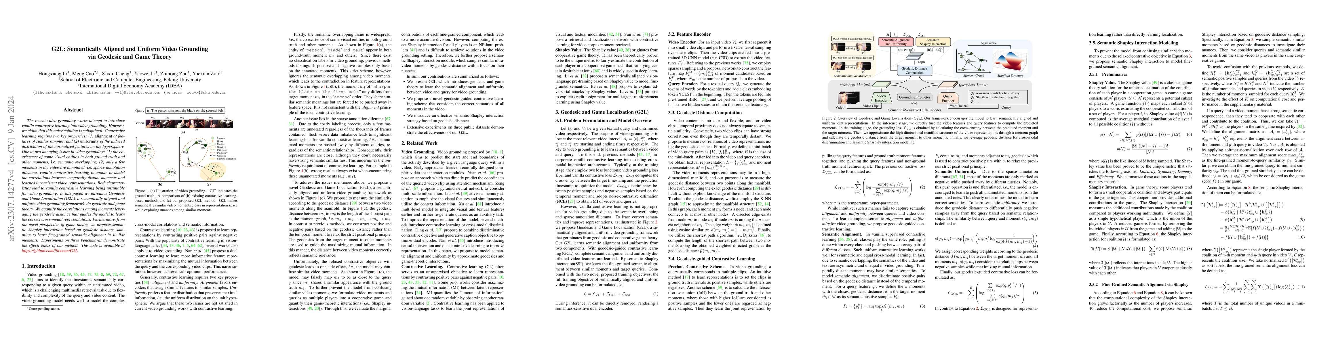 Thumbnail for G2L: Semantically Aligned and Uniform Video Grounding via Geodesic and
  Game Theory