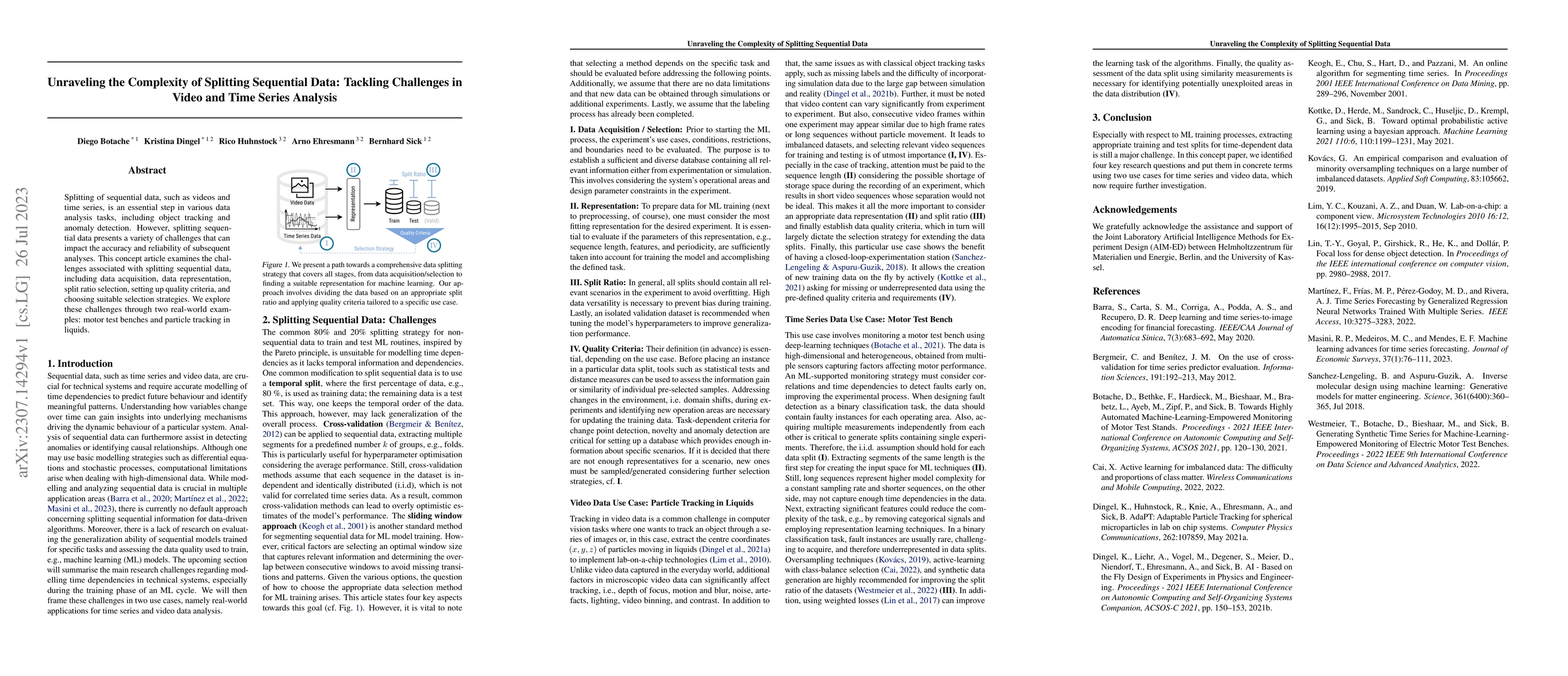 Thumbnail for Unraveling the Complexity of Splitting Sequential Data: Tackling
  Challenges in Video and Time Series Analysis