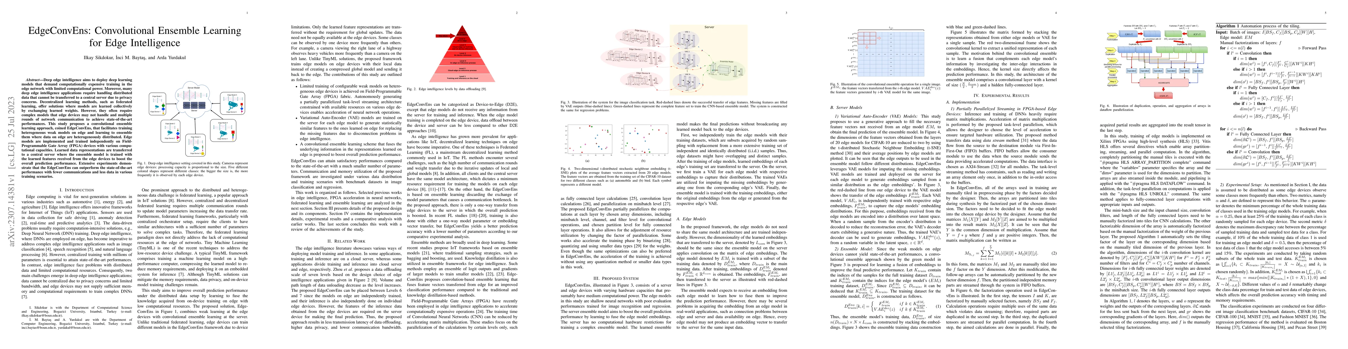 Thumbnail for EdgeConvEns: Convolutional Ensemble Learning for Edge Intelligence