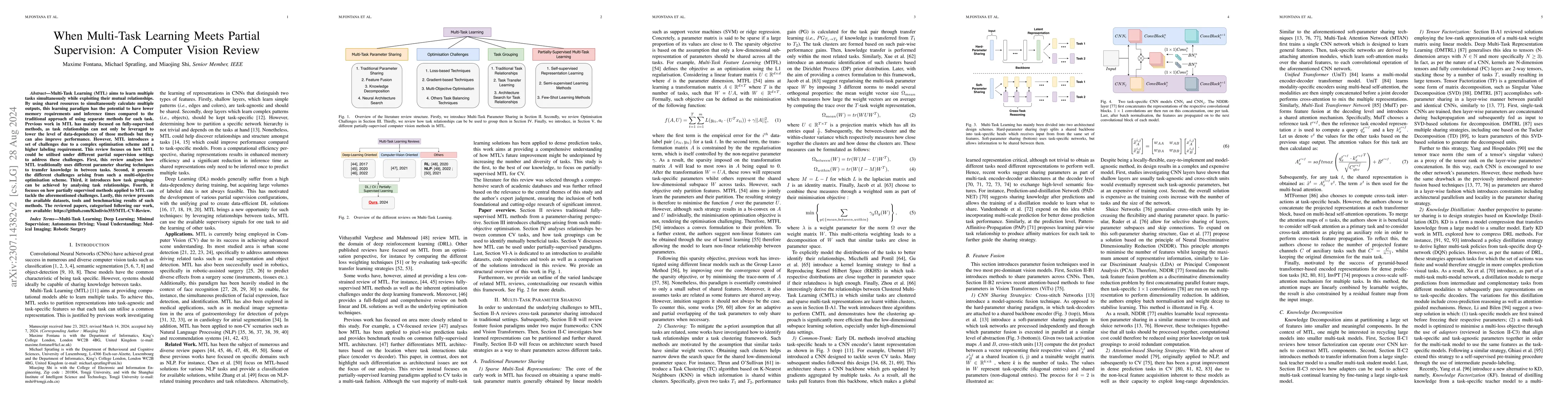 Thumbnail for When Multi-Task Learning Meets Partial Supervision: A Computer Vision
  Review