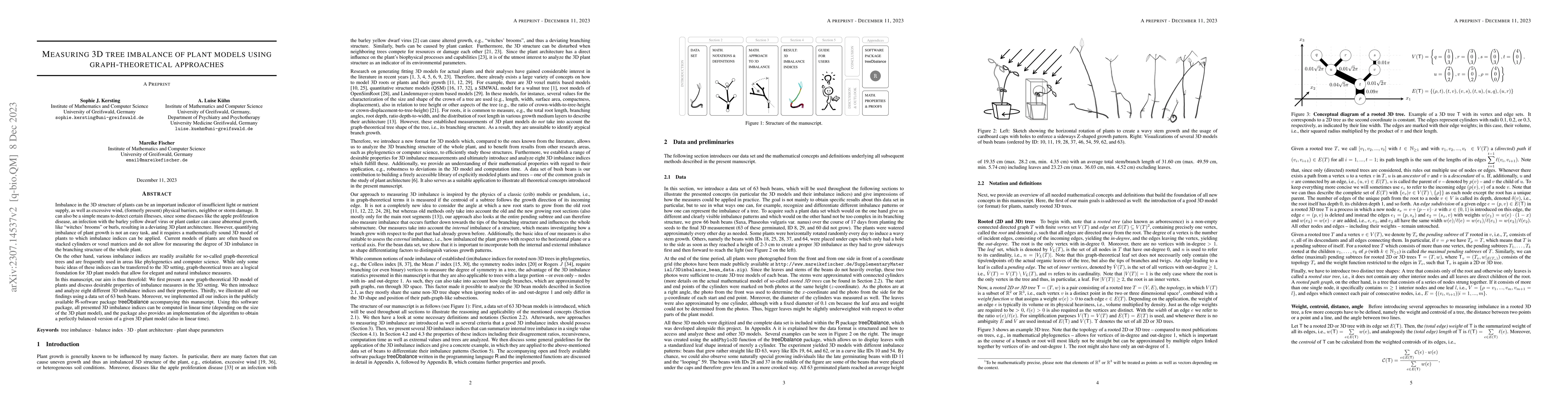 Thumbnail for Measuring 3D tree imbalance of plant models using graph-theoretical
  approaches