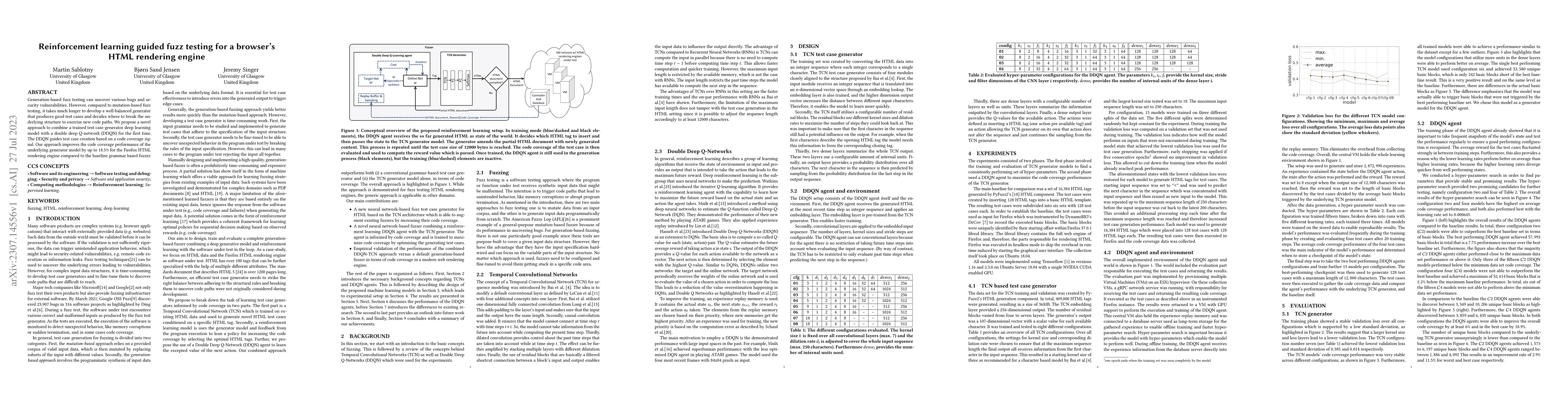 Thumbnail for Reinforcement learning guided fuzz testing for a browser's HTML
  rendering engine