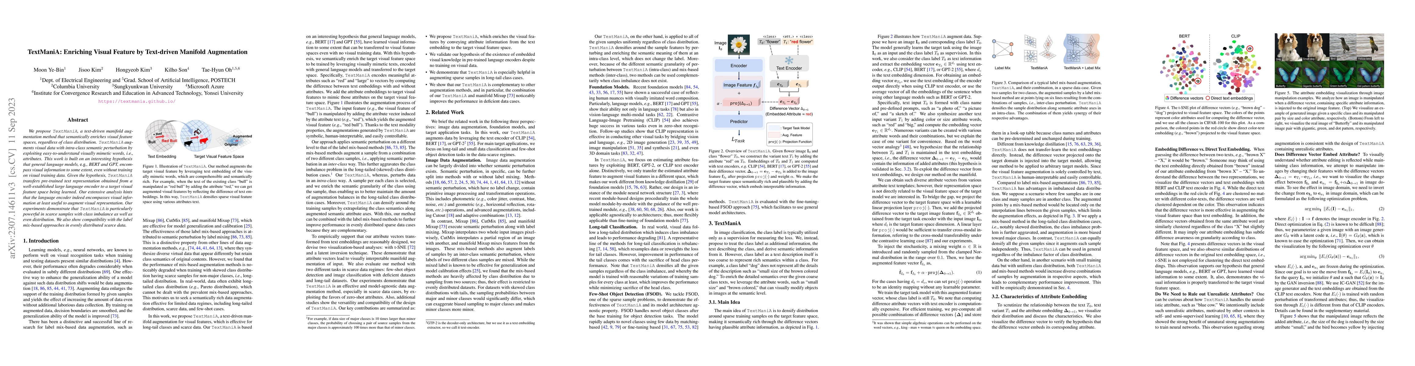Thumbnail for TextManiA: Enriching Visual Feature by Text-driven Manifold Augmentation