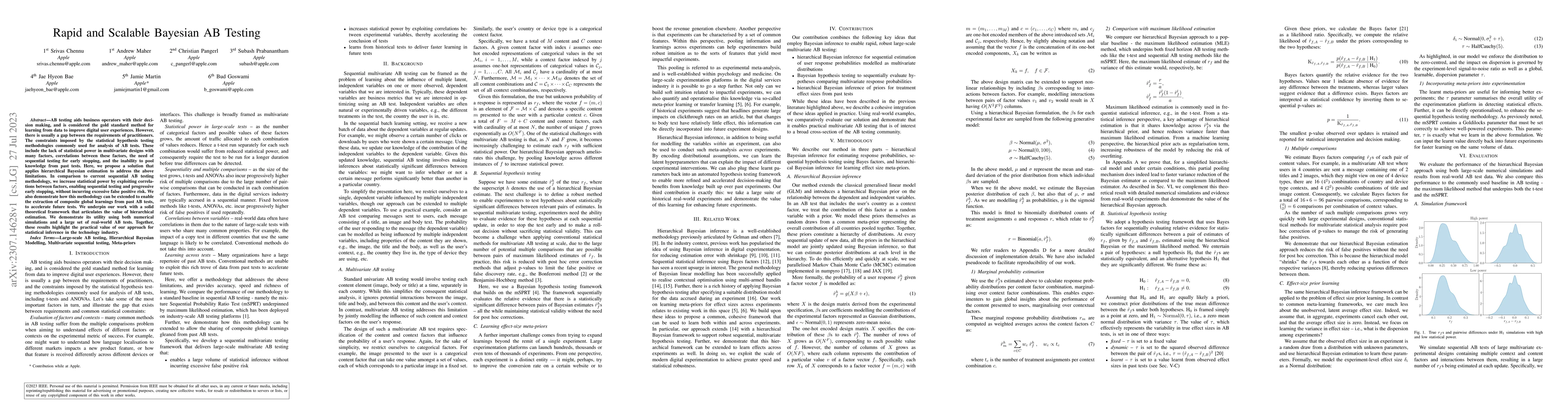 Thumbnail for Rapid and Scalable Bayesian AB Testing
