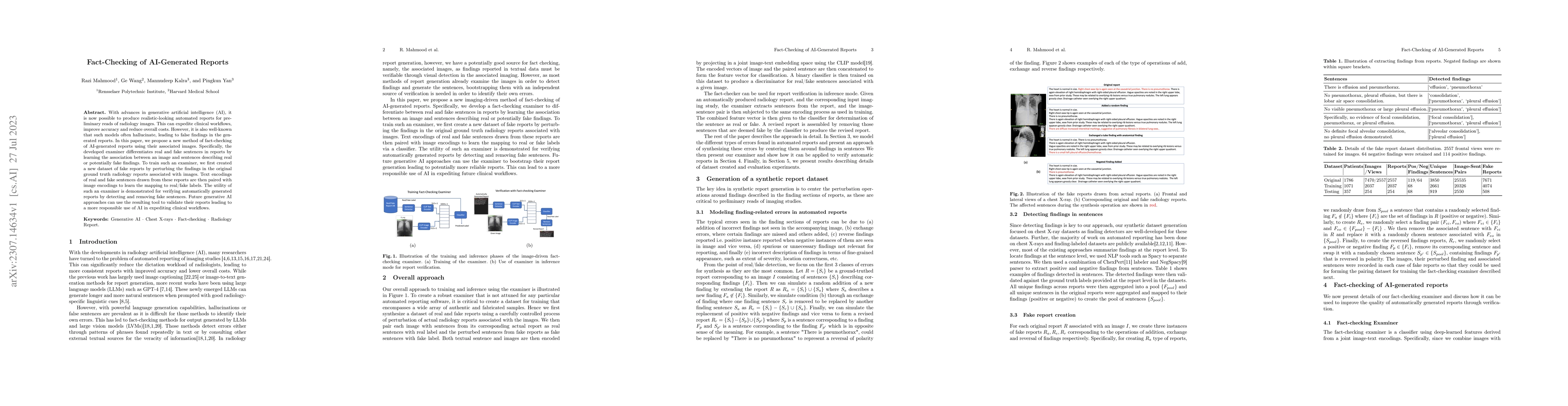 Thumbnail for Fact-Checking of AI-Generated Reports
