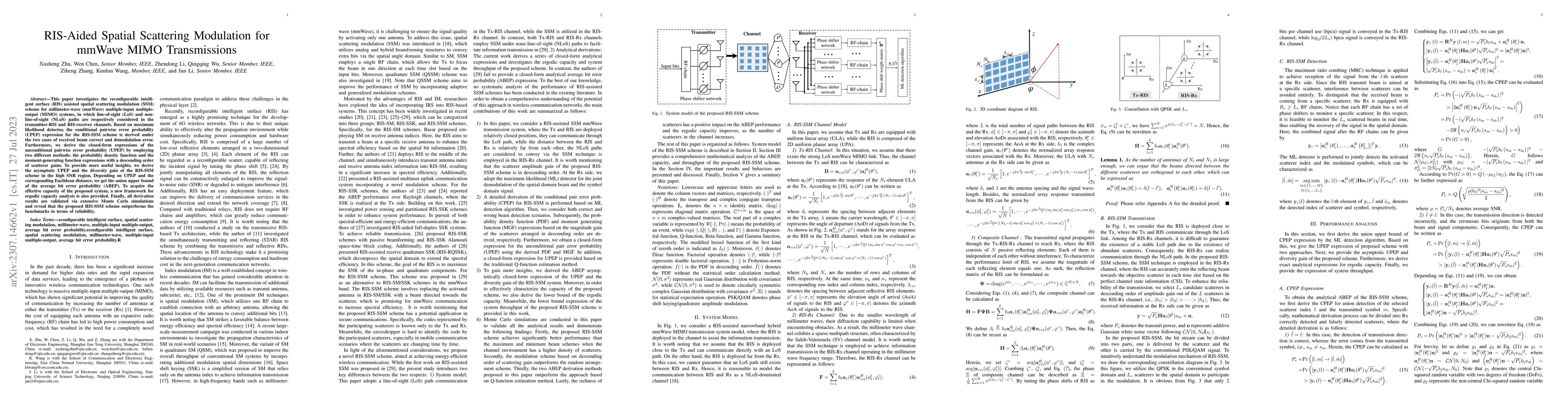 Thumbnail for RIS-Aided Spatial Scattering Modulation for mmWave MIMO Transmissions