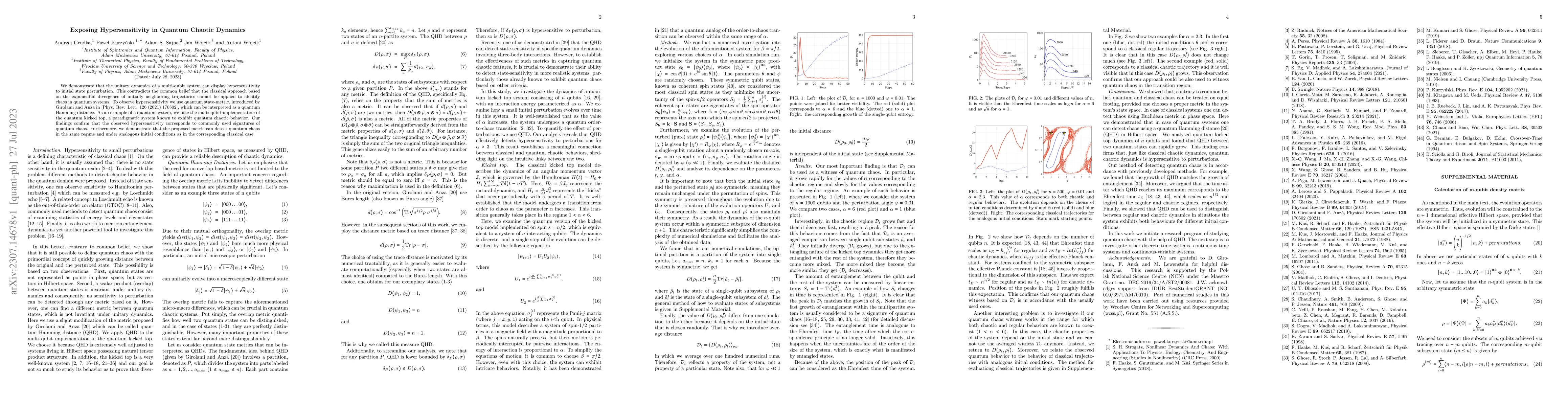 Thumbnail for Exposing Hypersensitivity in Quantum Chaotic Dynamics