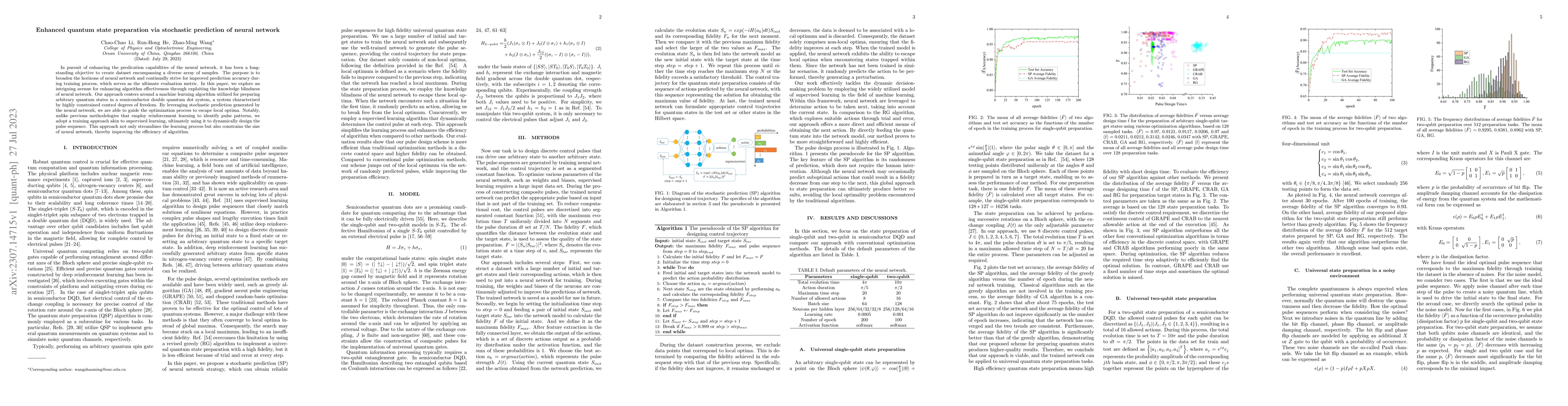Thumbnail for Enhanced quantum state preparation via stochastic prediction of neural
  network