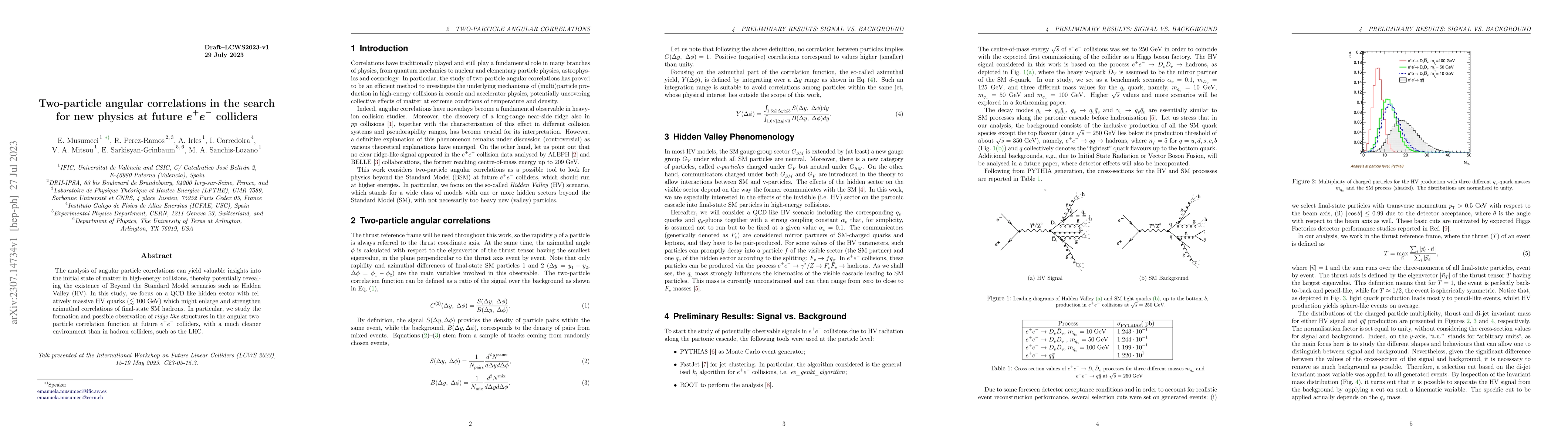 Thumbnail for Two-particle angular correlations in the search for new physics at
  future $e^+e^-$ colliders