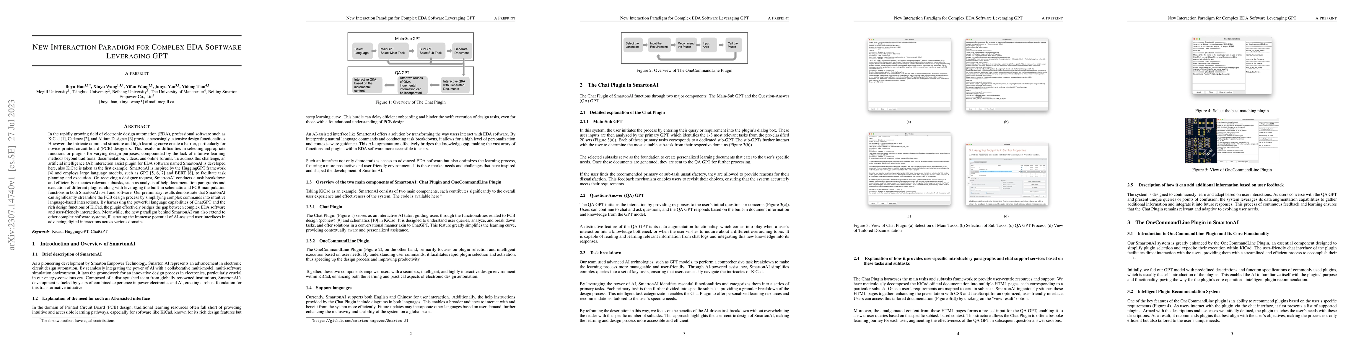 Thumbnail for New Interaction Paradigm for Complex EDA Software Leveraging GPT
