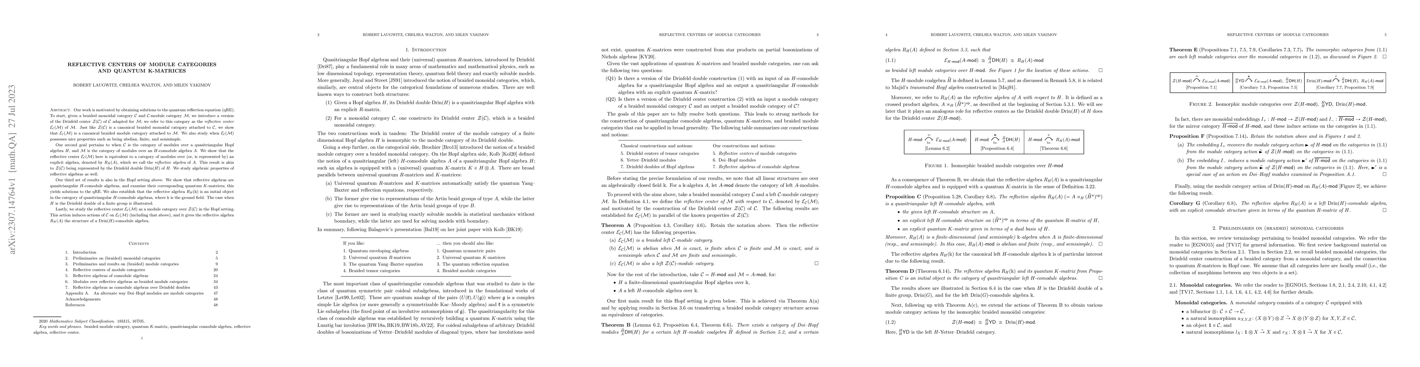 Thumbnail for Reflective centers of module categories and quantum K-matrices