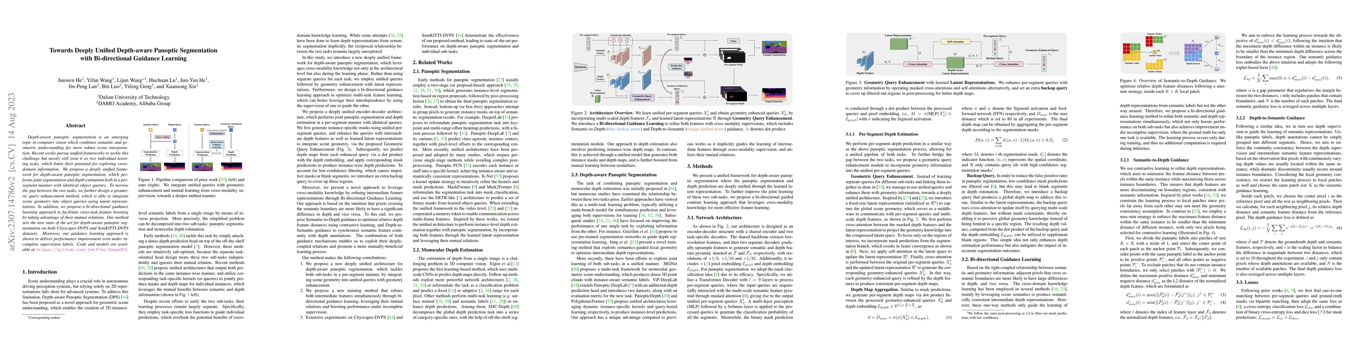 Thumbnail for Towards Deeply Unified Depth-aware Panoptic Segmentation with
  Bi-directional Guidance Learning