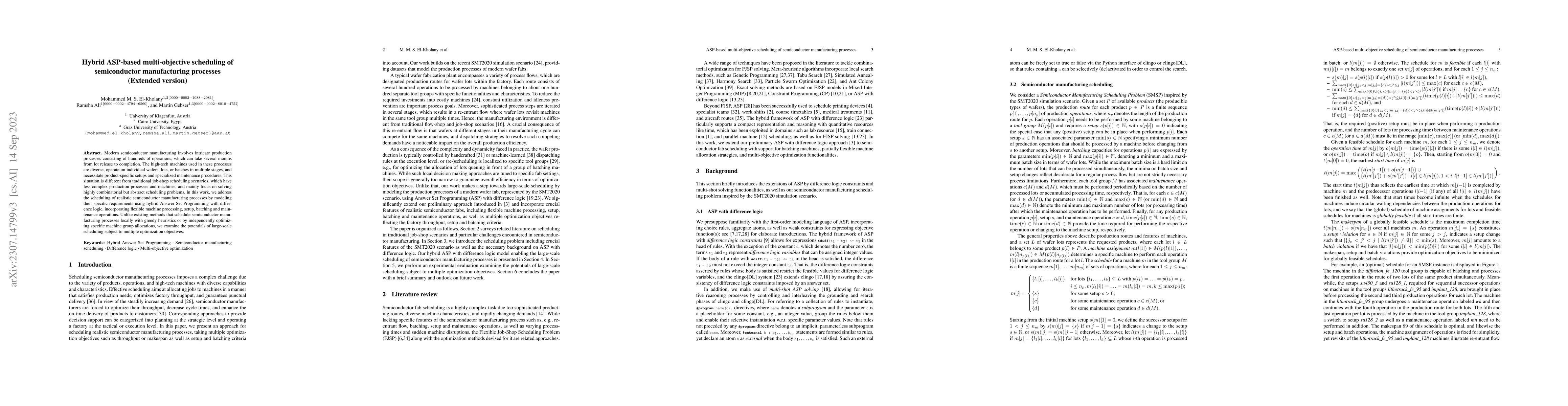 Thumbnail for Hybrid ASP-based multi-objective scheduling of semiconductor
  manufacturing processes (Extended version)