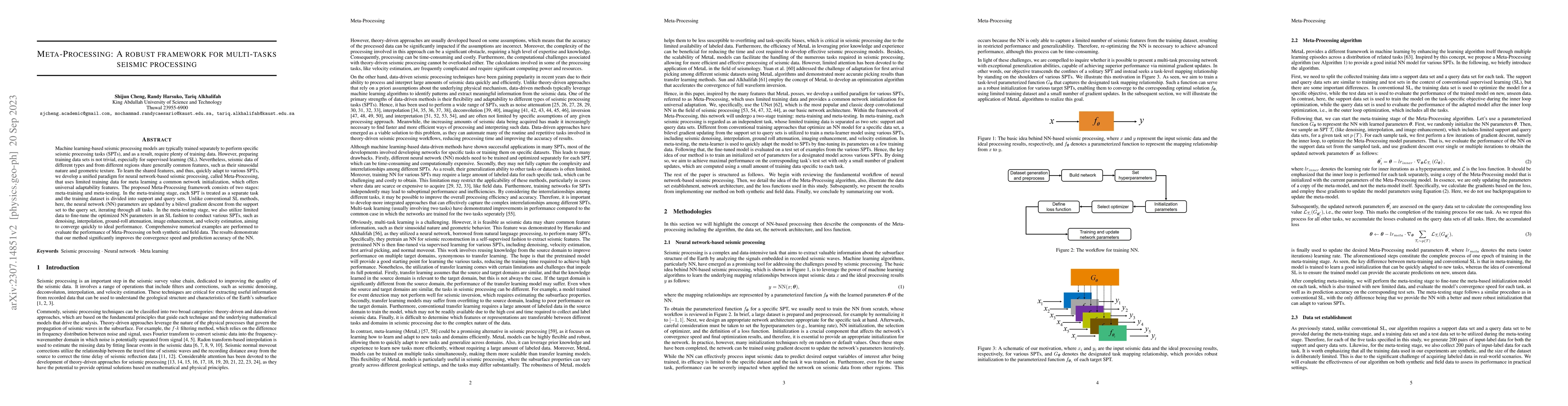 Thumbnail for Meta-Processing: A robust framework for multi-tasks seismic processing