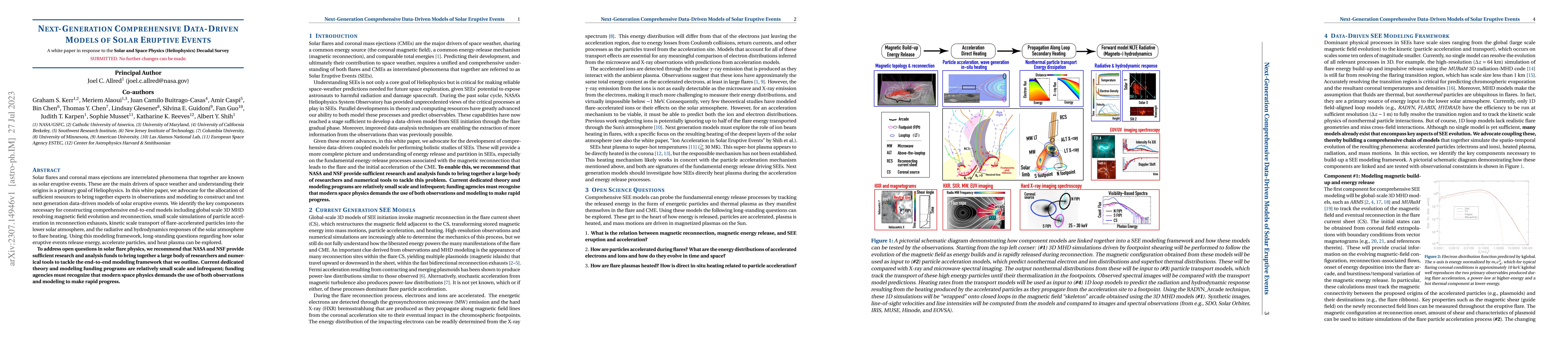 Thumbnail for Next-Generation Comprehensive Data-Driven Models of Solar Eruptive
  Events