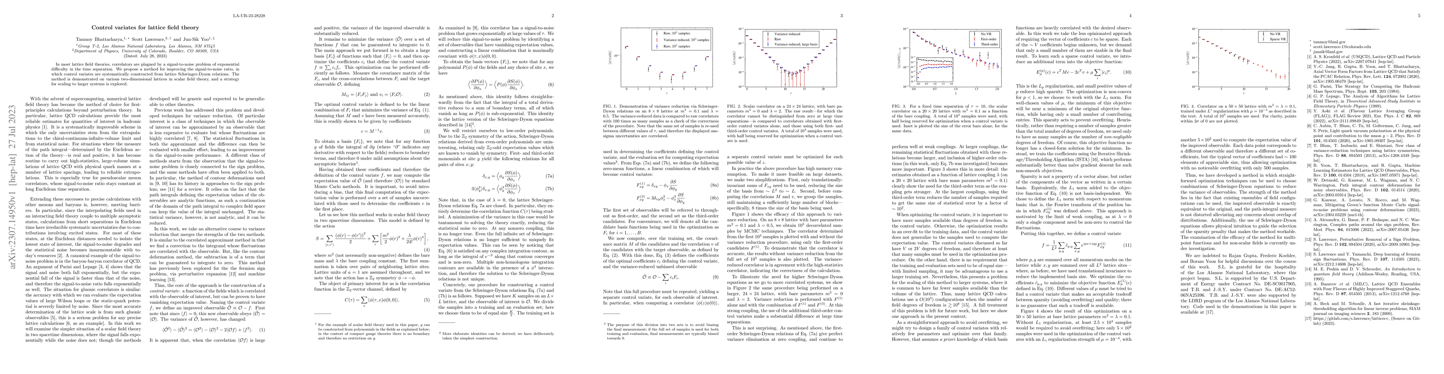 Thumbnail for Control variates for lattice field theory