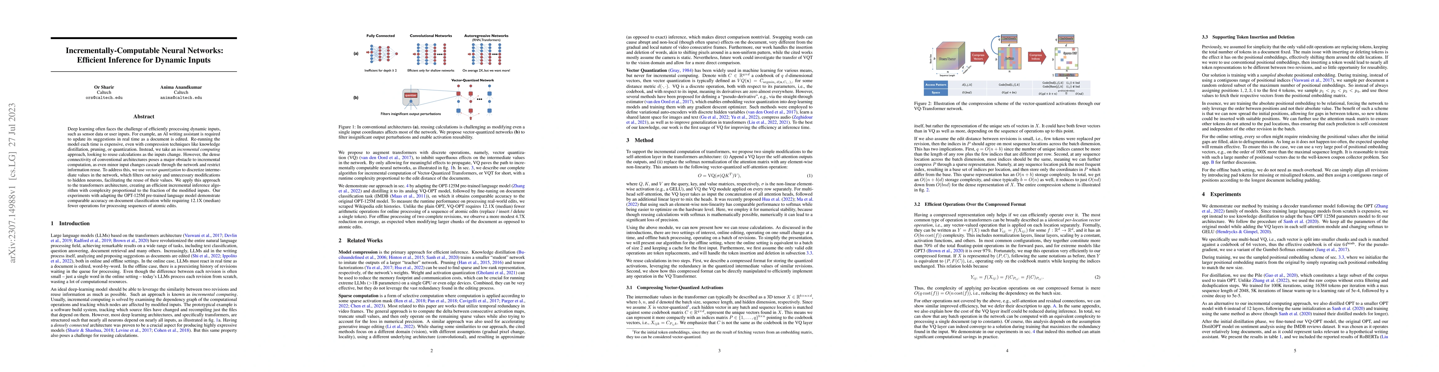 Thumbnail for Incrementally-Computable Neural Networks: Efficient Inference for
  Dynamic Inputs