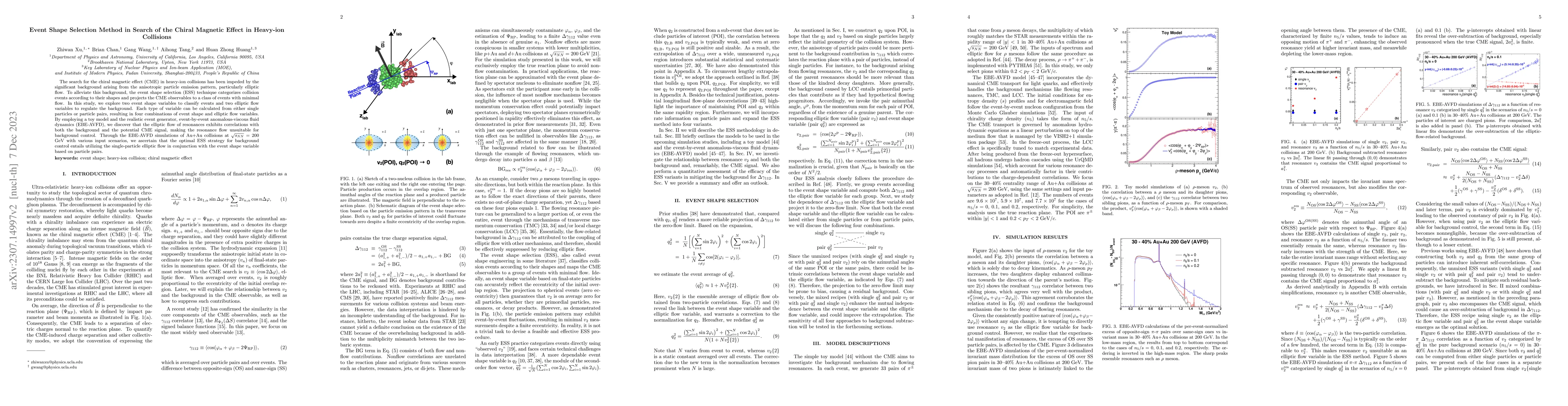 Thumbnail for Event Shape Selection Method in Search of the Chiral Magnetic Effect in
  Heavy-ion Collisions