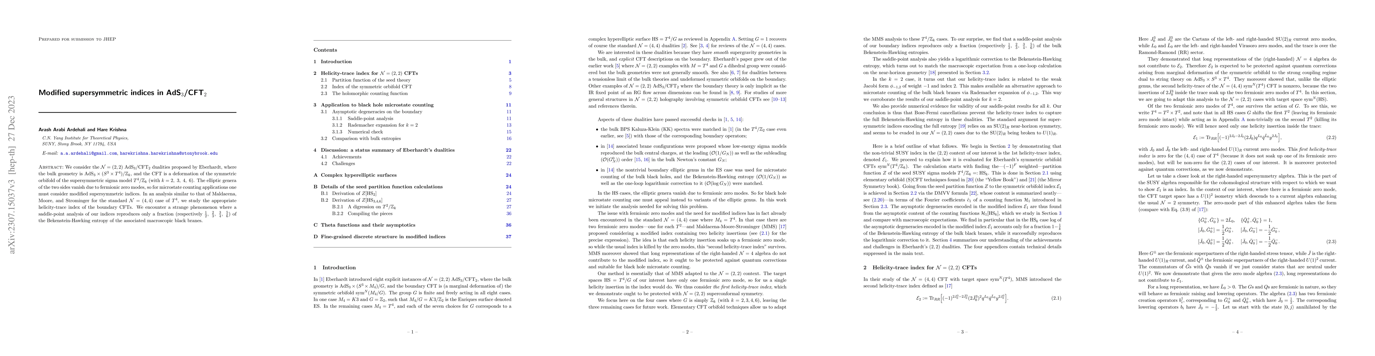 Thumbnail for Modified supersymmetric indices in AdS$_3$/CFT$_2$