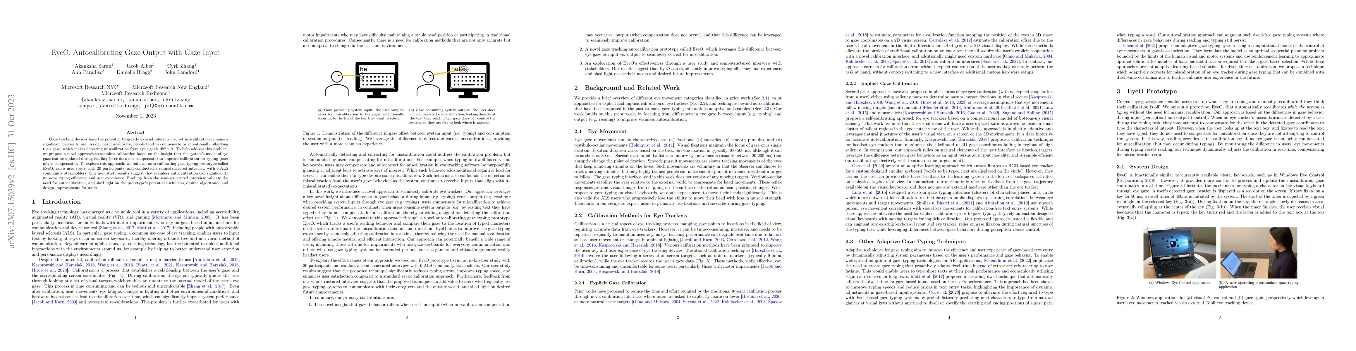 Thumbnail for EyeO: Autocalibrating Gaze Output with Gaze Input