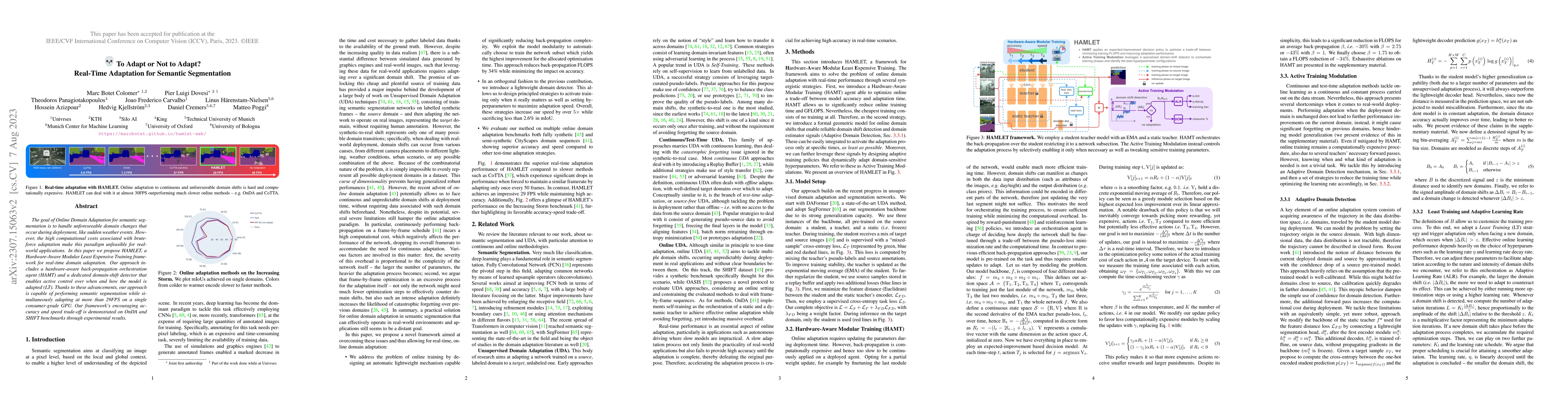 Thumbnail for To Adapt or Not to Adapt? Real-Time Adaptation for Semantic Segmentation