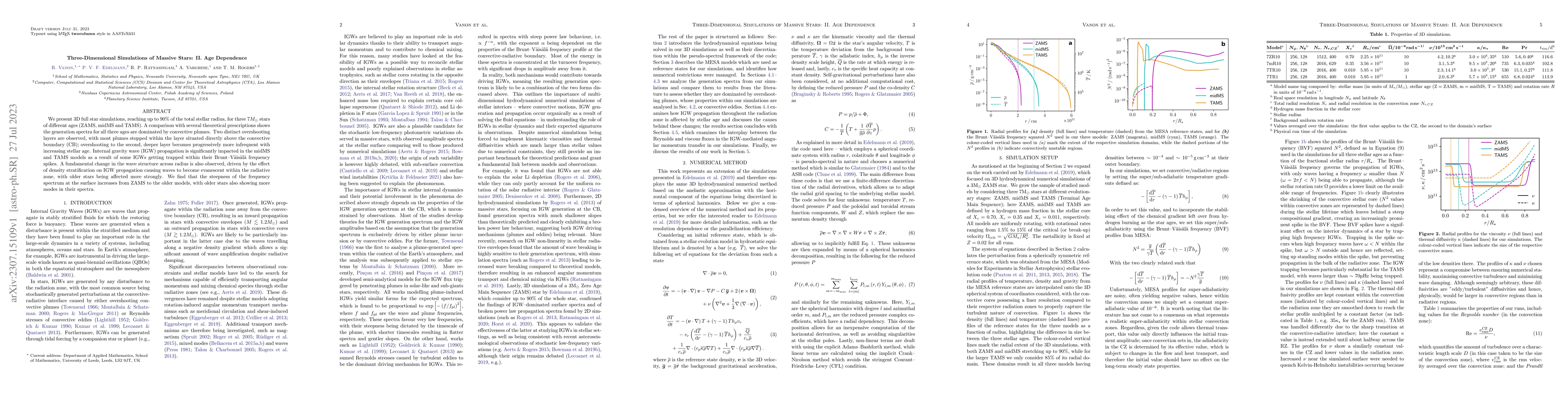 Thumbnail for Three-Dimensional Simulations of Massive Stars: II. Age Dependence