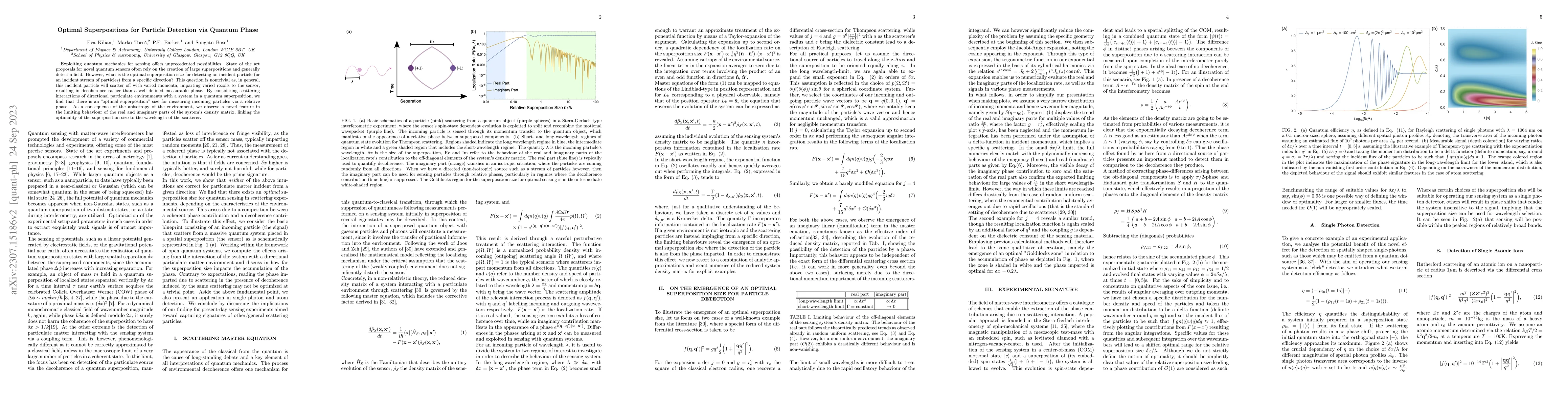 Thumbnail for Optimal Superpositions for Particle Detection via Quantum Phase