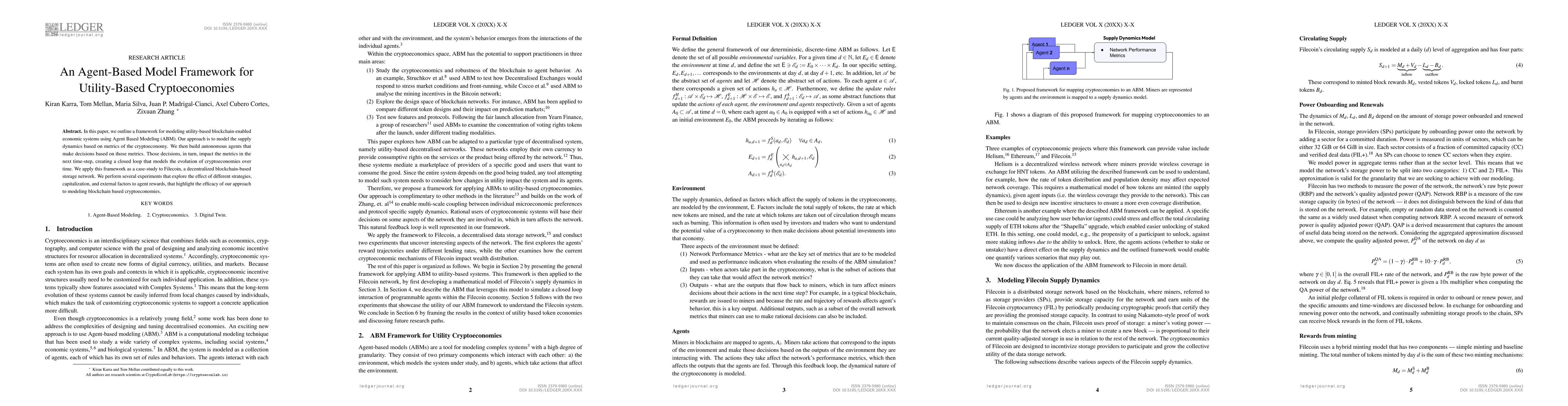 Thumbnail for An Agent-Based Model Framework for Utility-Based Cryptoeconomies