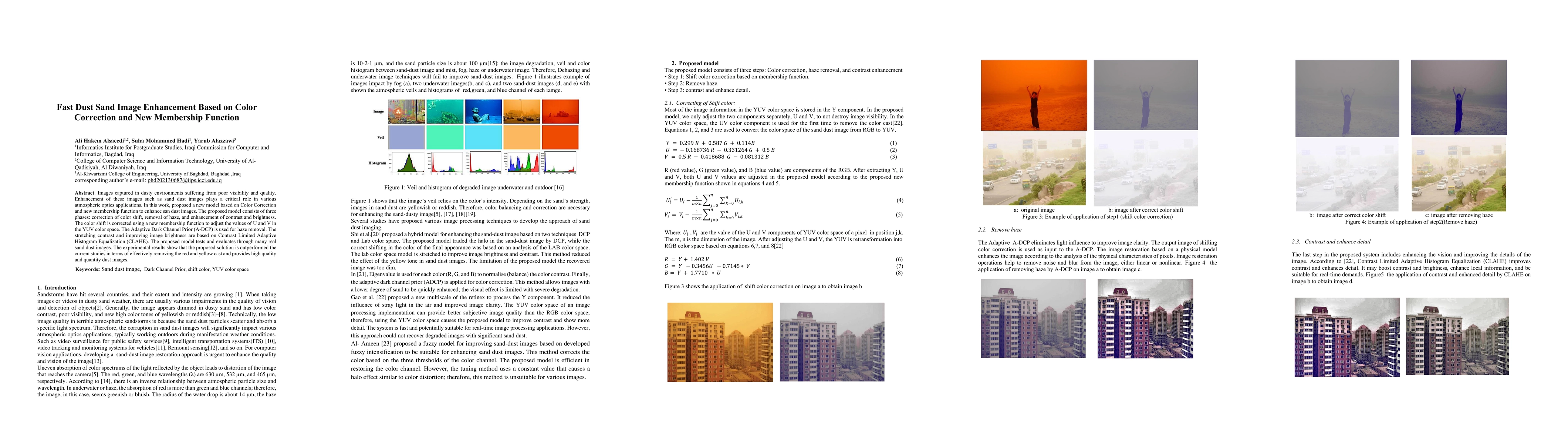 Thumbnail for Fast Dust Sand Image Enhancement Based on Color Correction and New
  Membership Function
