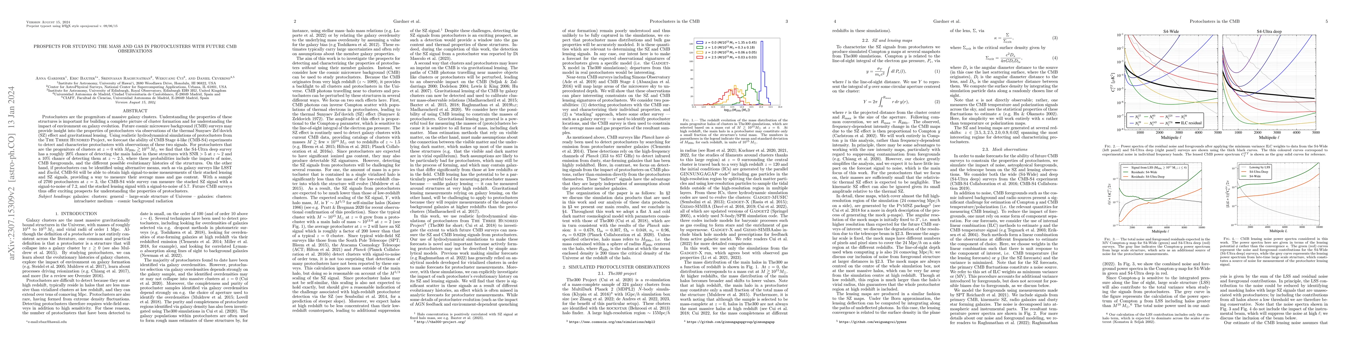 Thumbnail for Prospects for studying the mass and gas in protoclusters with future CMB
  observations