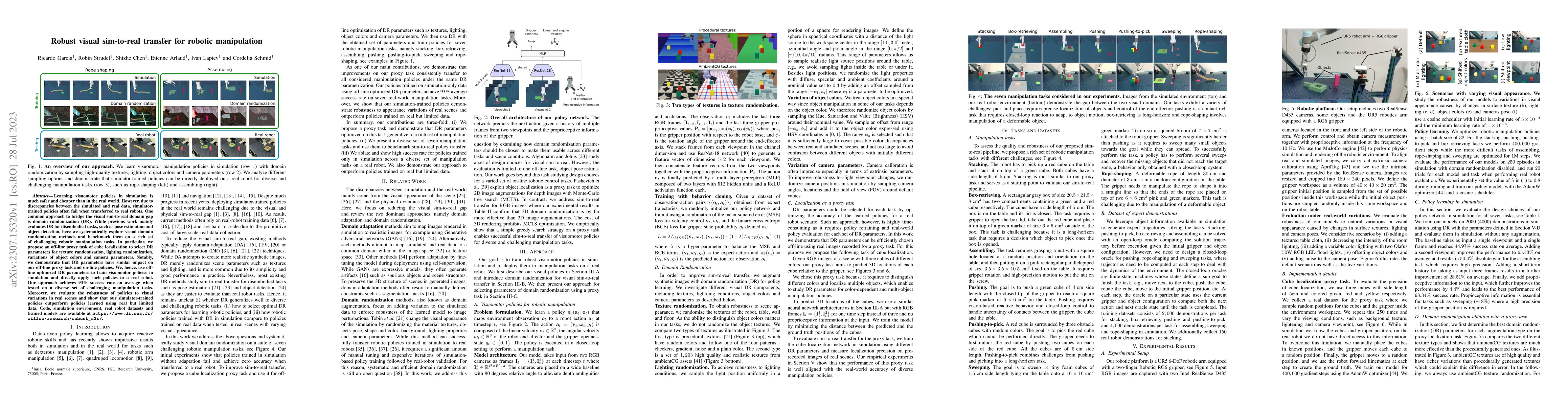 Thumbnail for Robust Visual Sim-to-Real Transfer for Robotic Manipulation