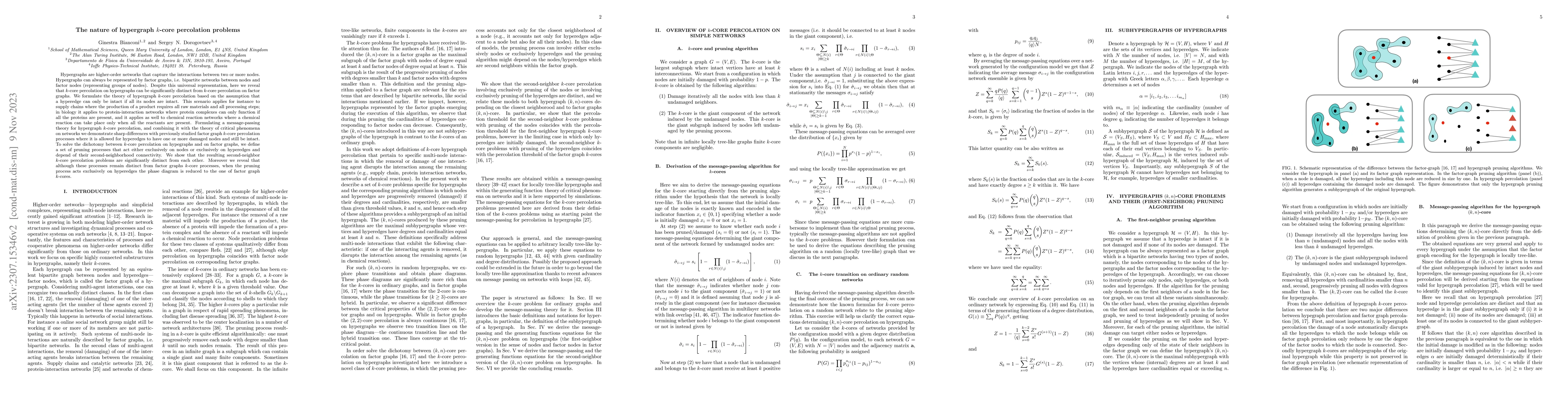 Thumbnail for The nature of hypergraph $k$-core percolation problems
