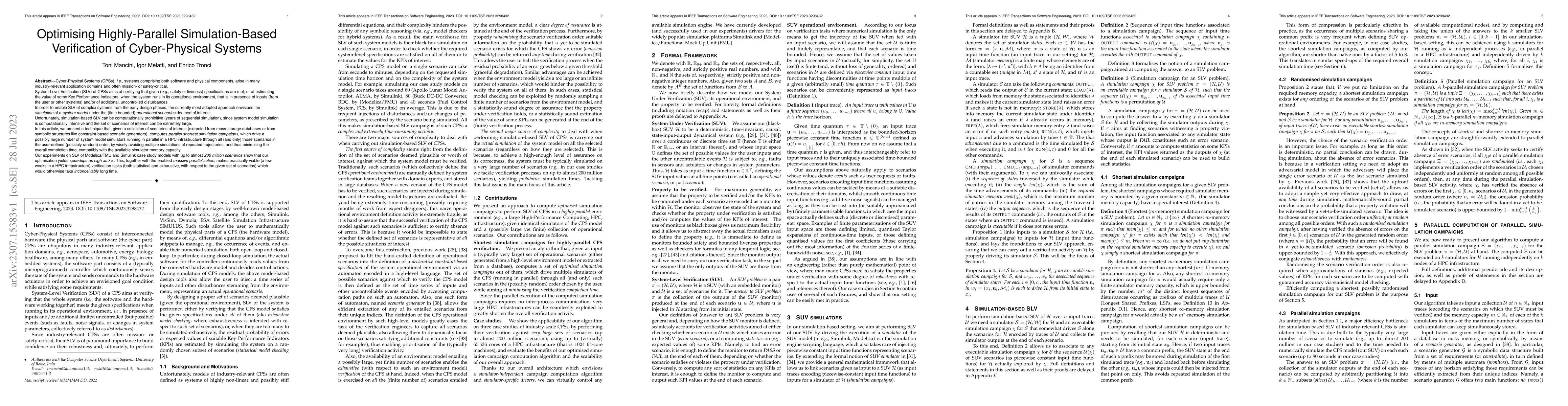 Thumbnail for Optimising Highly-Parallel Simulation-Based Verification of
  Cyber-Physical Systems
