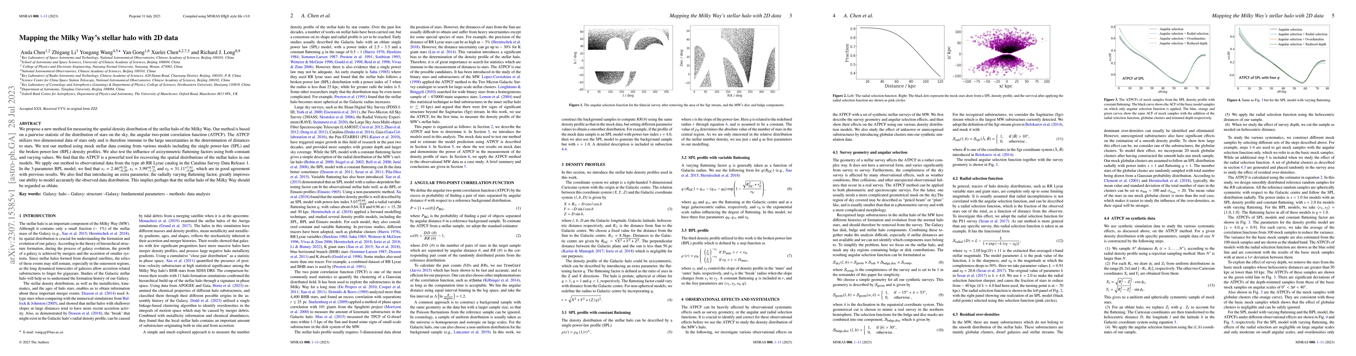 Thumbnail for Mapping the Milky Way's stellar halo with 2D data