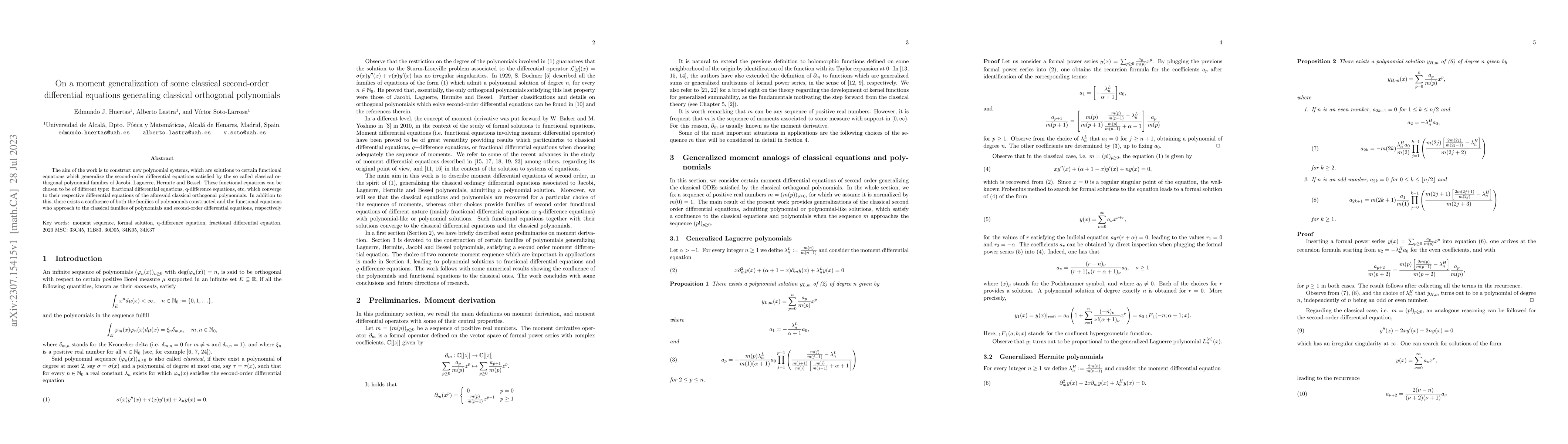 Thumbnail for On a moment generalization of some classical second-order differential
  equations generating classical orthogonal polynomials