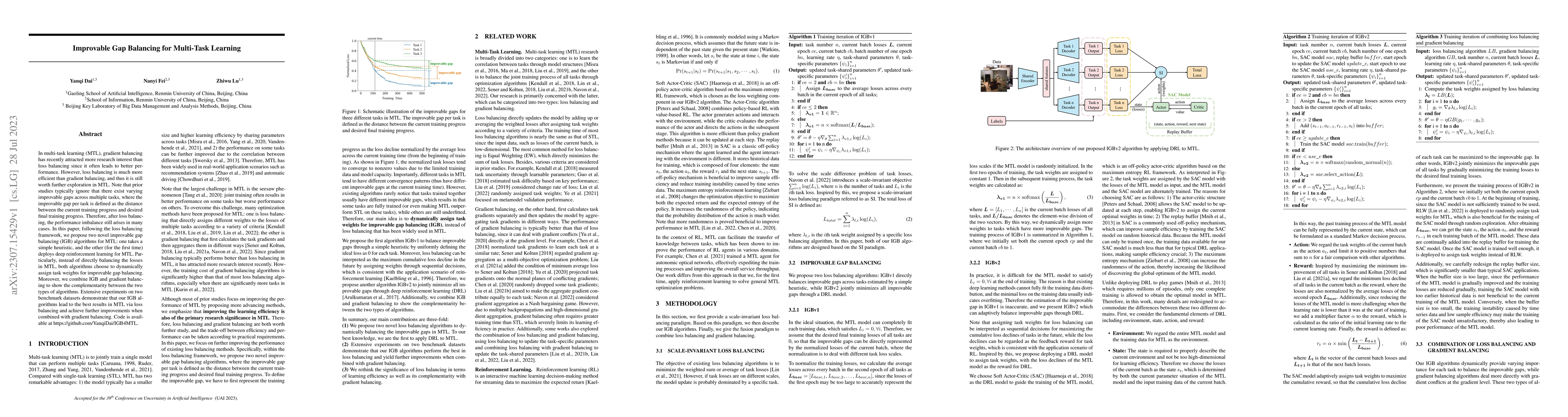 Thumbnail for Improvable Gap Balancing for Multi-Task Learning