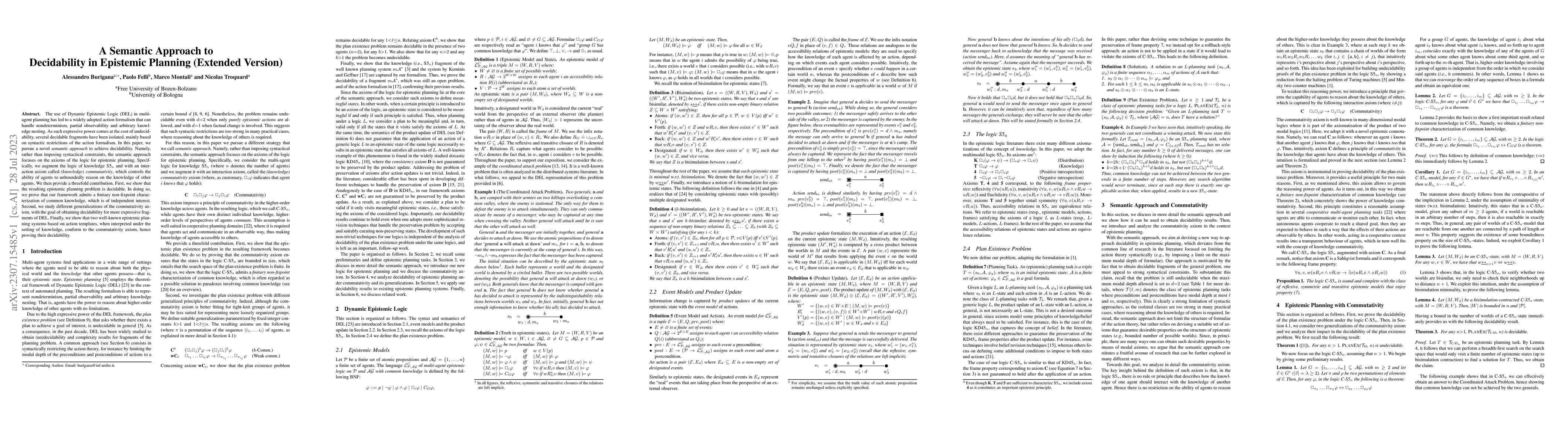 Thumbnail for A Semantic Approach to Decidability in Epistemic Planning (Extended
  Version)