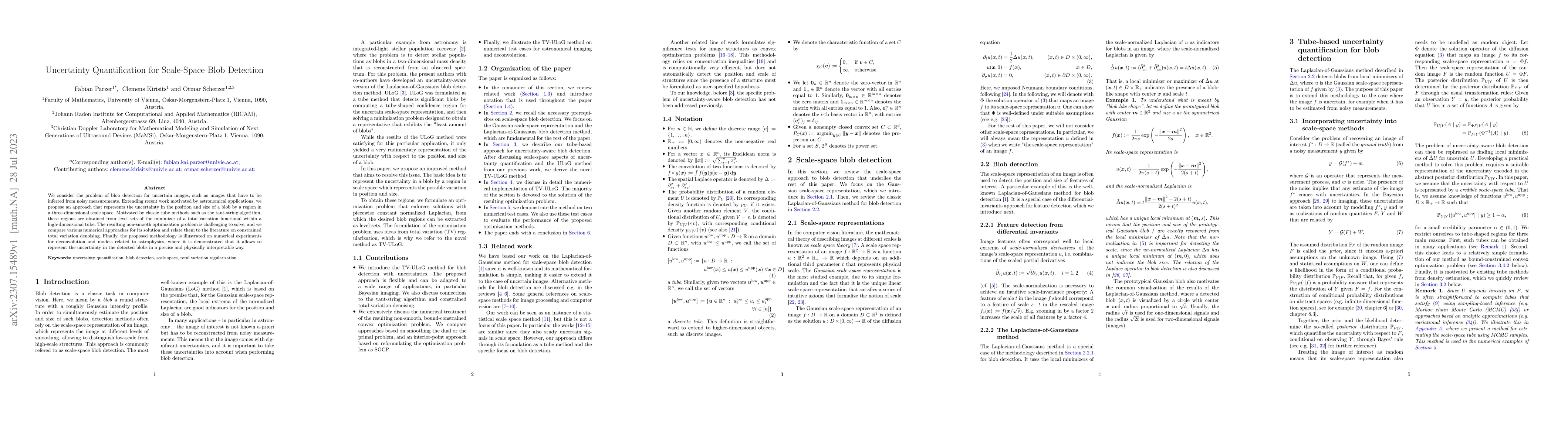 Thumbnail for Uncertainty Quantification for Scale-Space Blob Detection