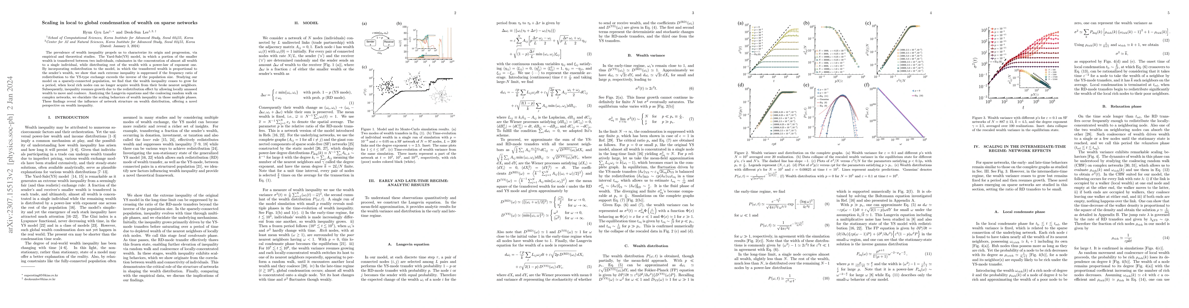 Thumbnail for Scaling in local to global condensation of wealth on sparse networks