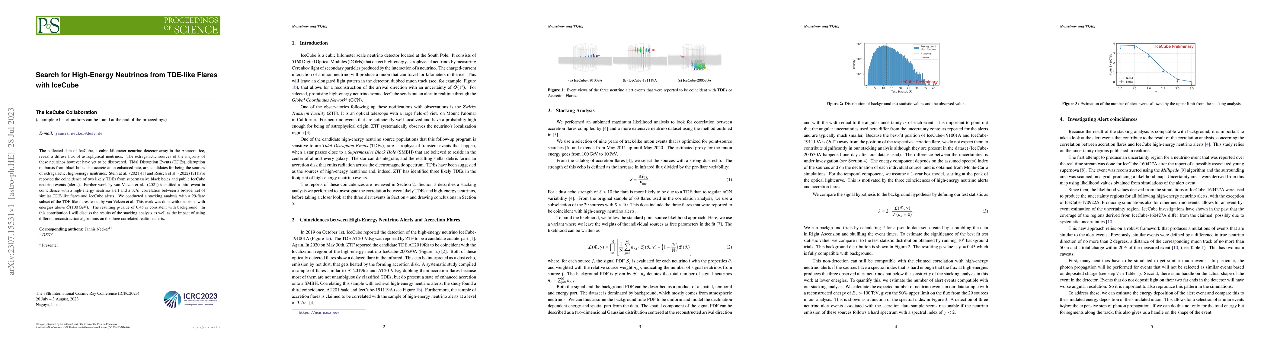 Thumbnail for Search for High-Energy Neutrinos from TDE-like Flares with IceCube