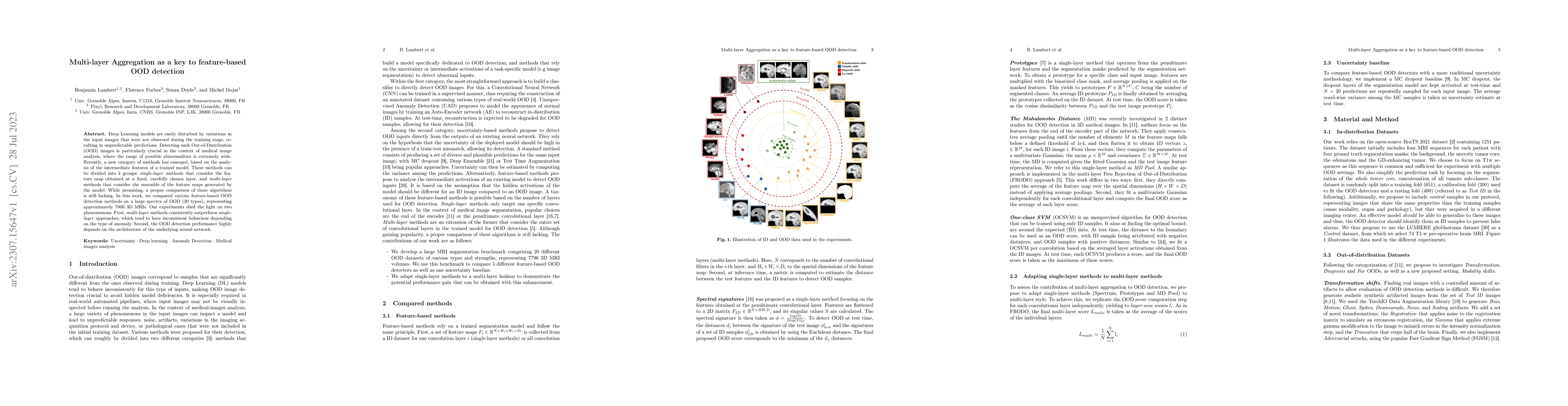 Thumbnail for Multi-layer Aggregation as a key to feature-based OOD detection