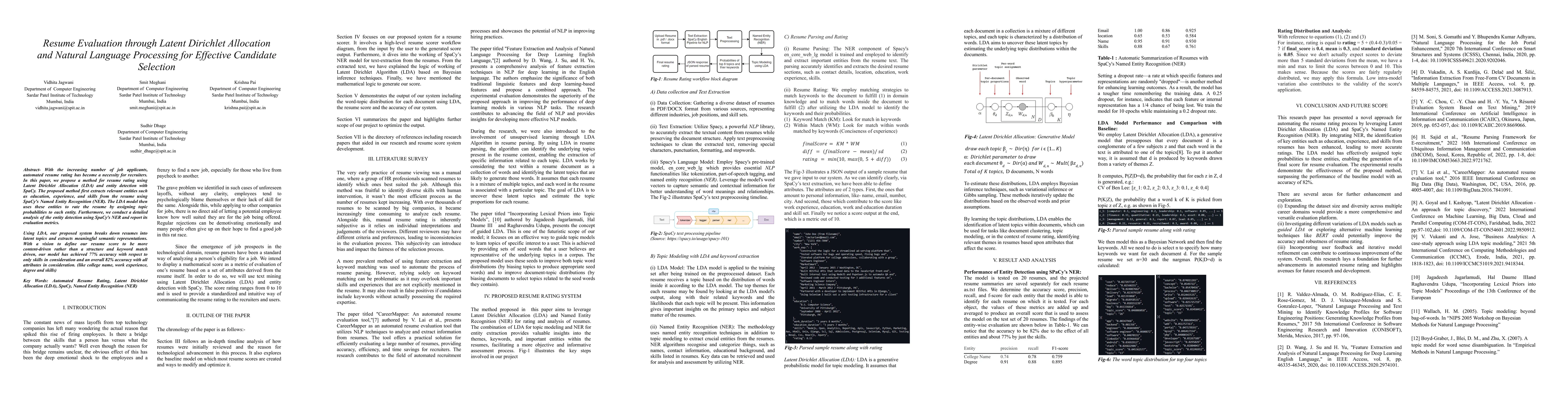 Thumbnail for Resume Evaluation through Latent Dirichlet Allocation and Natural
  Language Processing for Effective Candidate Selection