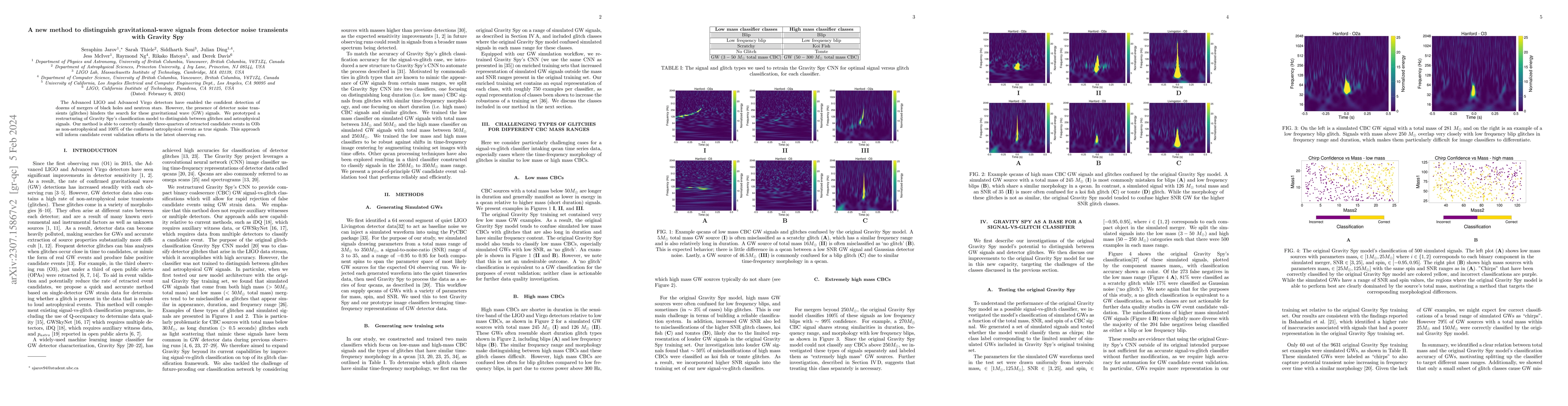 Thumbnail for A new method to distinguish gravitational-wave signals from detector
  noise transients with Gravity Spy