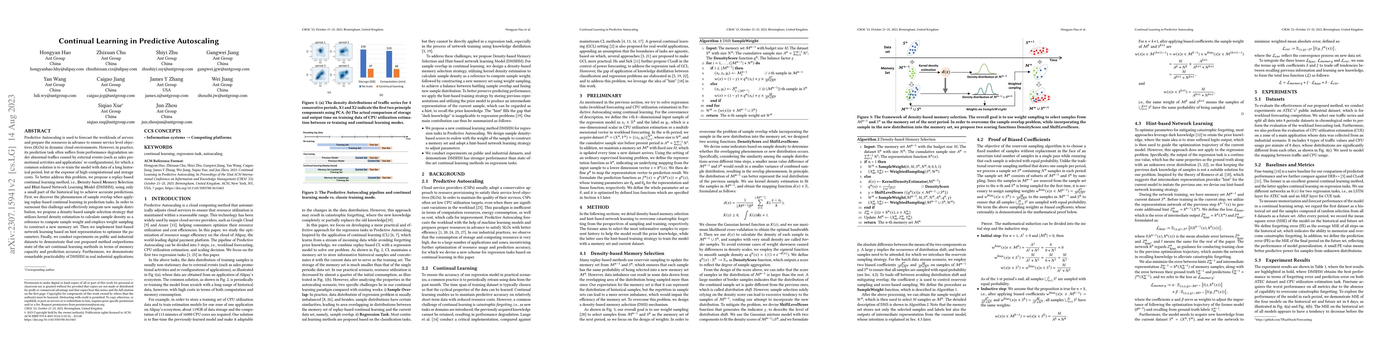 Thumbnail for Continual Learning in Predictive Autoscaling